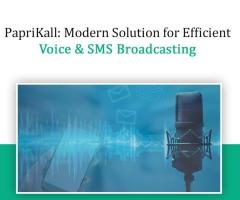 PapriKall: Modern Solution for Efficient Voice & SMS Broadcasting - 1