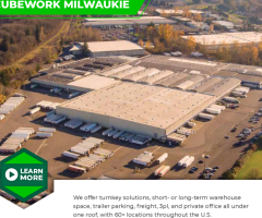 Flexible Warehouse Space at Cubework Milwaukie with no hidden fees