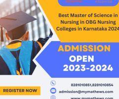 Best Master of Science in Nursing in OBG Nursing Colleges in Karnataka 2024