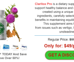 Claritox Pro: A Natural Solution for Balance and Dizziness