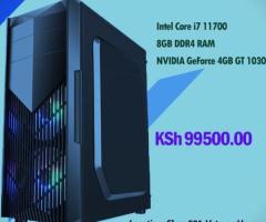 Intel core i7 11700 desktop PC with 8GB DDR4 RAM