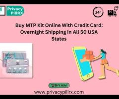 Buy MTP Kit Online With Credit Card: Overnight Shipping in All 50 USA States