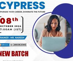 Cypress Automation Training New Batch on 08th