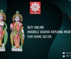 Buy Online Marble Radha Krishna Murti for Home Decor