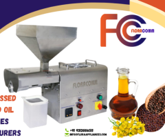 Cold Pressed Mustard Oil Machine for Sale - Flora Oil Machine Experts