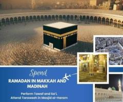 Spend Full Ramadan in Makkah & Madinah! Call +917788848000