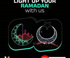 Best Ramadan light decoration dubai
