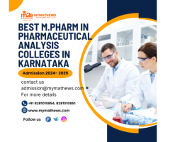 Best M.Pharm in Pharmaceutical Analysis Colleges in Karnataka