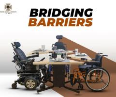 Wheelchair-Compatible Dining Table: Accessible, Wheelchair-Friendly Design 