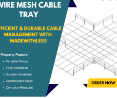 SS Wire mesh cable tray