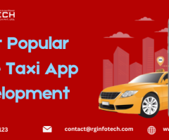 Best Popular Online taxi app development