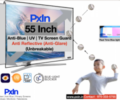 55 Inches Anti Glare Anti-Blue Light TV Screen Guard - PxIn - 1