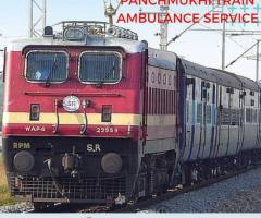 Panchmukhi Train Ambulance in Visakhapatnam provides secure medical care