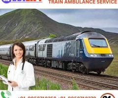 Get Medilift Train Ambulance Service in Raipur with Life-Saving Medical Assistance