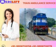 Gain Medilift Train Ambulance Service in Ranchi with the Finest Ventilator Setup