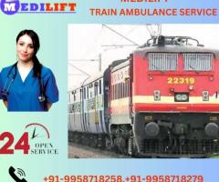 Medilift Train Ambulance Service in Dibrugarh Offers Superb Transport Facilities