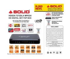 SOLID HDS2X-7272DLX S2X H.265 HD FTA Set-Top Box - 1