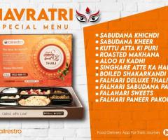 Celebrate Navratri with Sattvic Delights & Order Navratri Food in Train with RailRestro