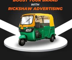 Boost Your Brand with Rickshaw Advertising - Litost India