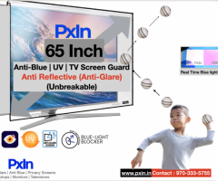 65 Inches Anti Glare Anti-Blue Light TV Screen Guard - PxIn - 1