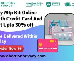 Buy Mtp Kit Online With Credit Card And Get Upto 30% off