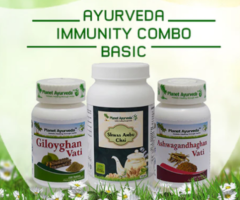 Natural Remedies To Boost Immunity - Immunity Combo Basic By Planet Ayurveda