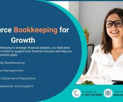 Outsource Bookkeeping for Growth | Get Expert Help | +1-307-218-0394