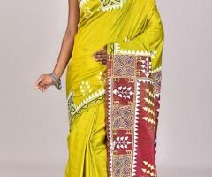 Pattachitra Silk Saree - 1