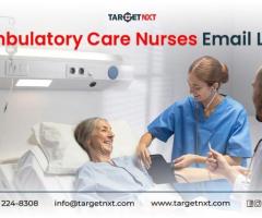 Improve brand visibility and build your ROI with our Ambulatory Care Nurses Email List. - 1