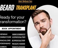 Beard Hair Transplant in Hyderabad - Max Hair Clinic - 1