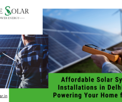 Affordable solar system installations in Delhi NCR