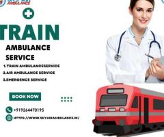 Best quality medical at cheaper rates Utilize Sky Train Ambulance in Kolkata with ICU support - 1