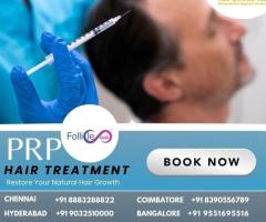 PRP Hair Treatment in Chennai | Follicle Geni360 - Max Hair Clinic