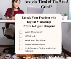 Tired of the 9-to-5 Grind? Unlock Your Freedom with Digital Marketing!