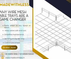 SS wire mesh cable tray - 1