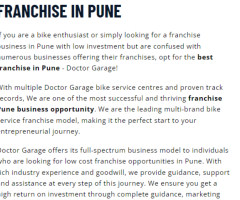 Best Low Cost Franchise Opportunities in Pune