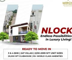 Best Villas for sale in Kollur Hyderabad