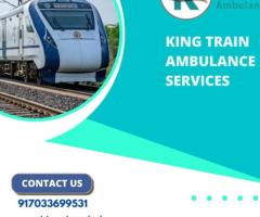 Get the Best Possible King Train Ambulance in Siliguri with Professional Medical Staff - 1