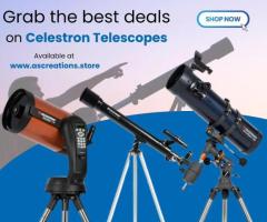 Explore the Universe with Celestron Telescopes – Available at A&S Creations