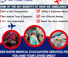 Ansh Air Ambulance Services in Guwahati Has Complete Features - 1