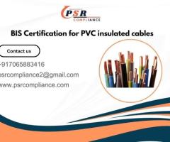 BIS Certification for PVC insulated cables