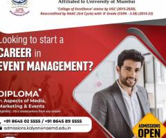 Diploma in Aspects of Media, Marketing & Events