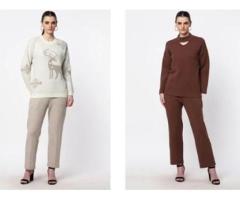 Elegance Redefined: Newcastle Knitwears Cord Set for Ladies