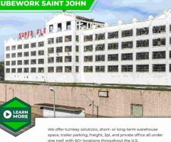 Flexible Warehouse Space at Cubework Saint John with no hidden fees