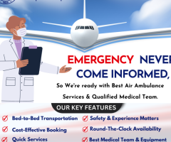 All The Medical Advantages Are In Ansh Air Ambulance Services in Guwahati