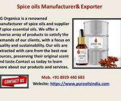 Spice Oil Manufacturer & Exporter