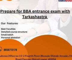 "Prepare for BBA entrance exam with Tarkashastra  "