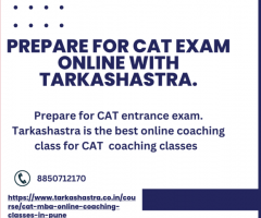 Prepare for CAT exam online with Tarkashastra.