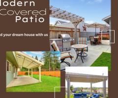 Why is a covered patio important for an outdoor living space area in the rainy season ? - 1