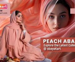 Peach Abayas -Explore the Latest Collection at AbayaKart!